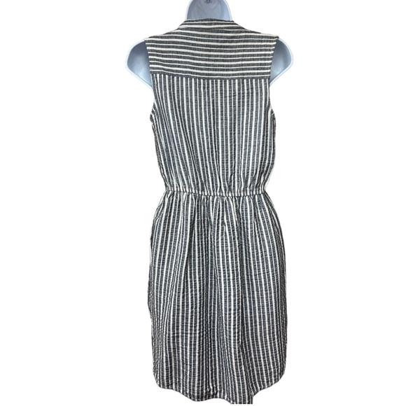 Sz XS Olive & Oak Striped Sleeveless Dress - Picture 6 of 7